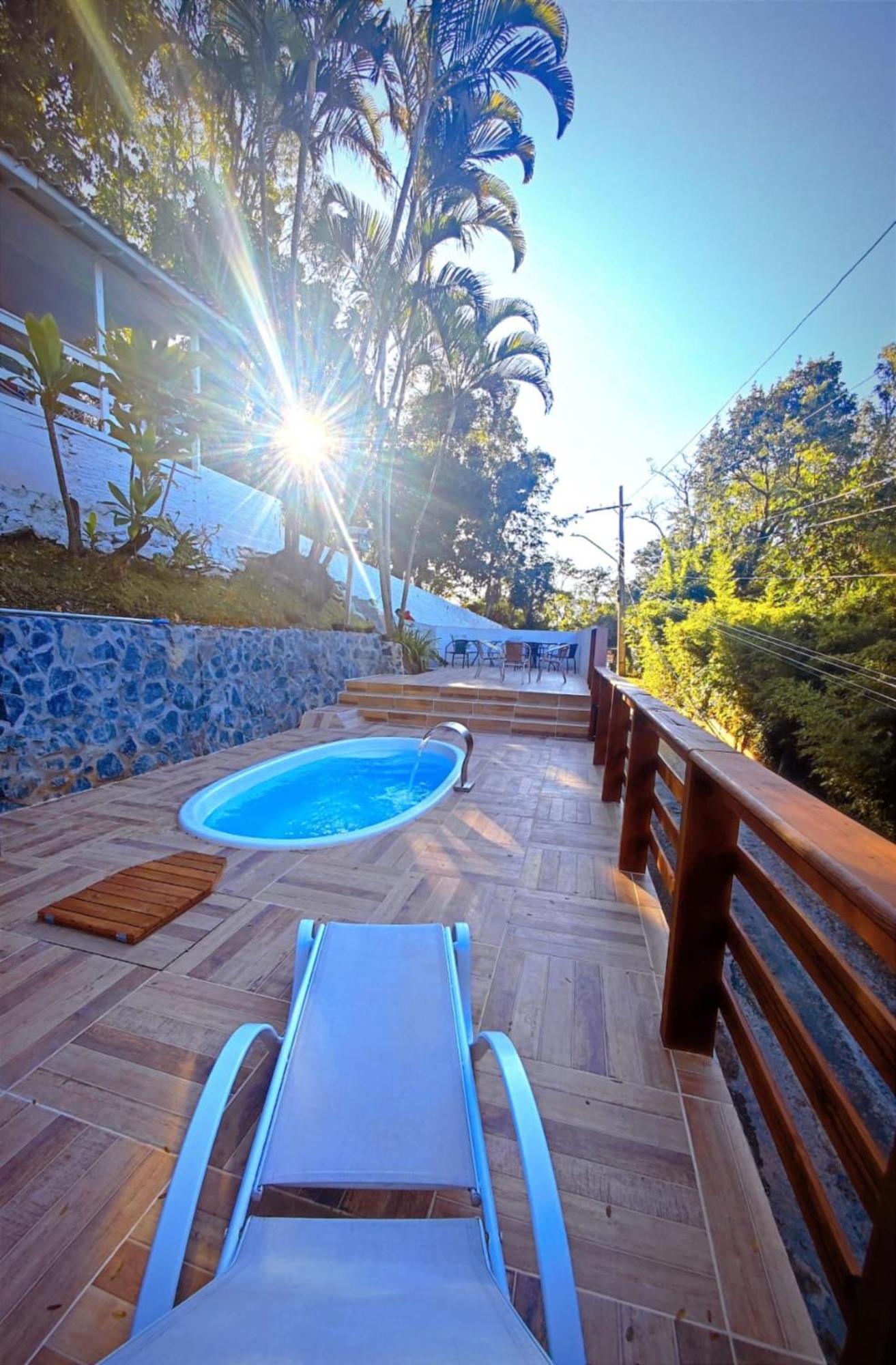 Gray House - Com Piscina Pertinho Do Mar! Villa Palhoça Kültér fotó