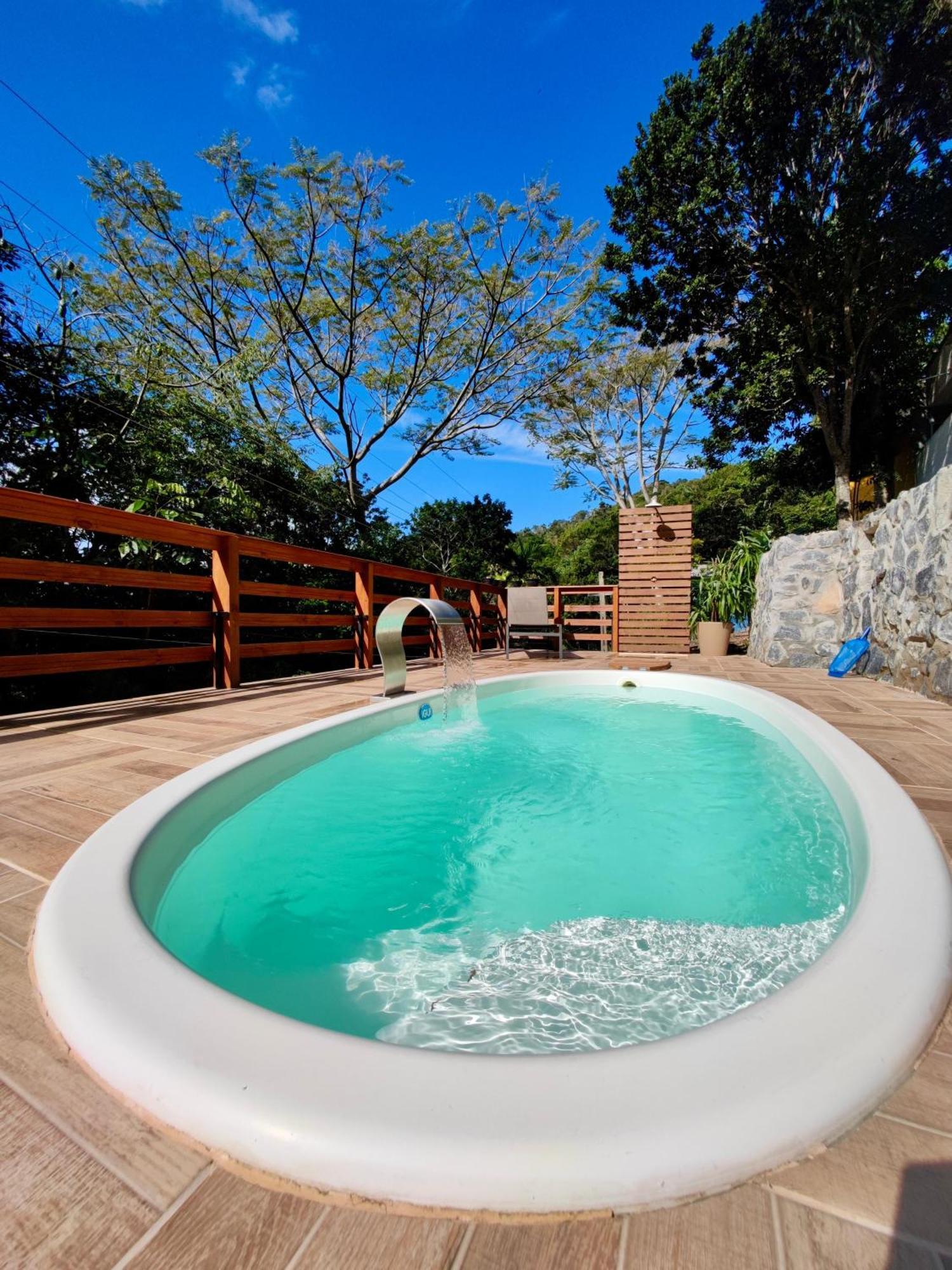 Gray House - Com Piscina Pertinho Do Mar! Villa Palhoça Kültér fotó