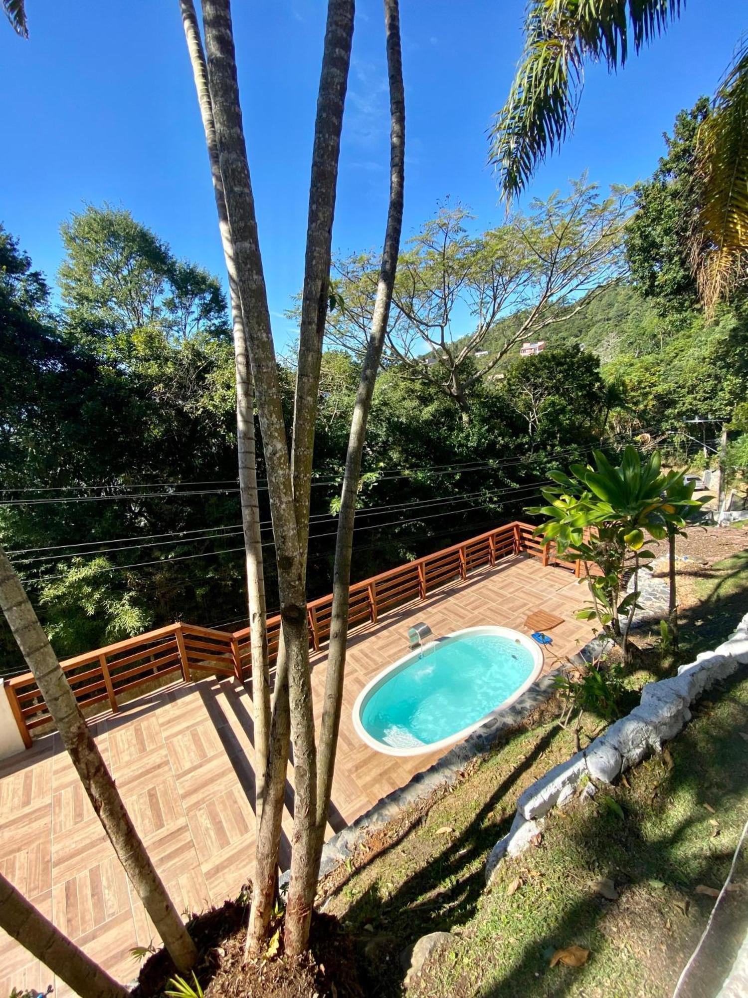 Gray House - Com Piscina Pertinho Do Mar! Villa Palhoça Kültér fotó