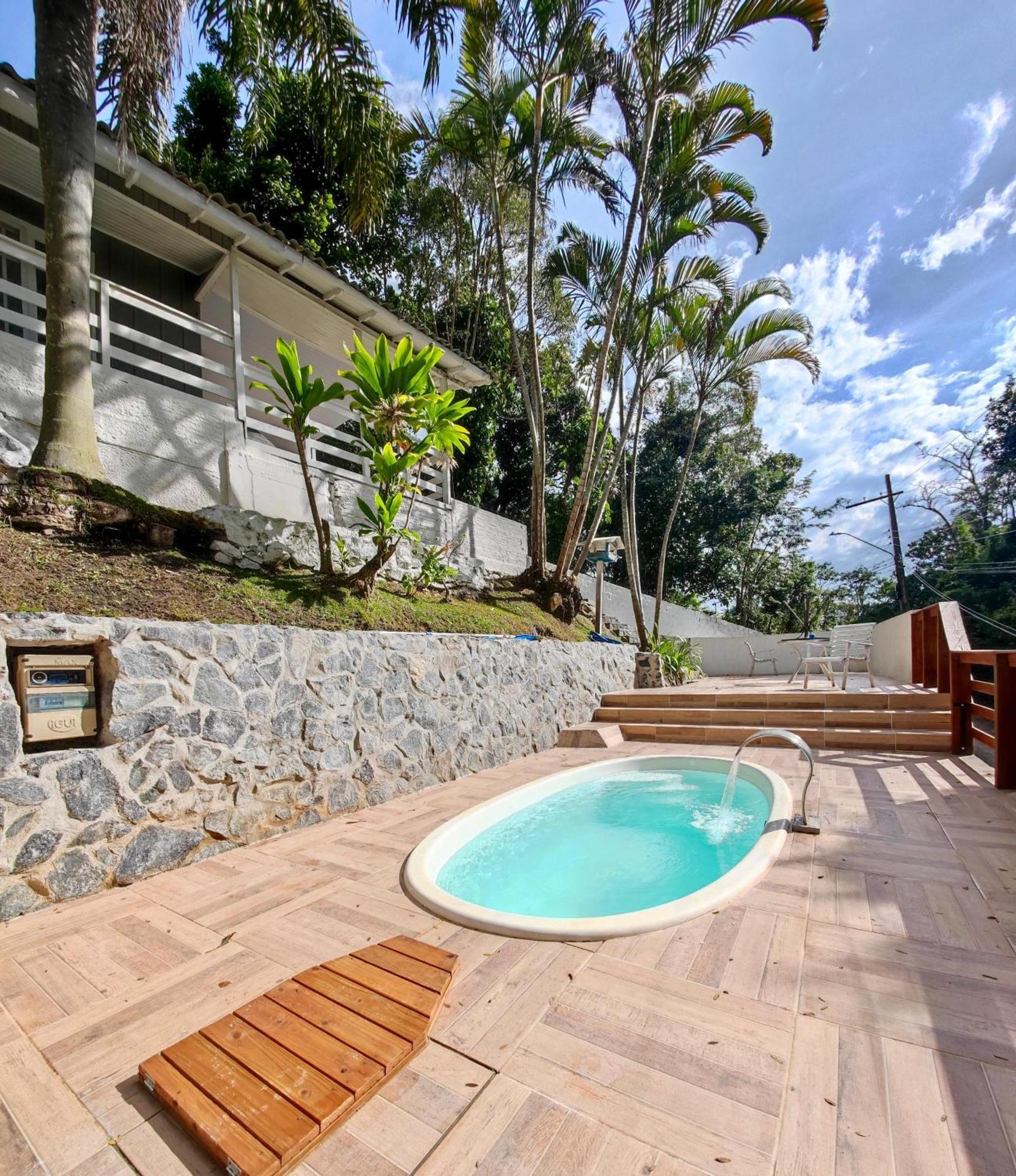 Gray House - Com Piscina Pertinho Do Mar! Villa Palhoça Kültér fotó