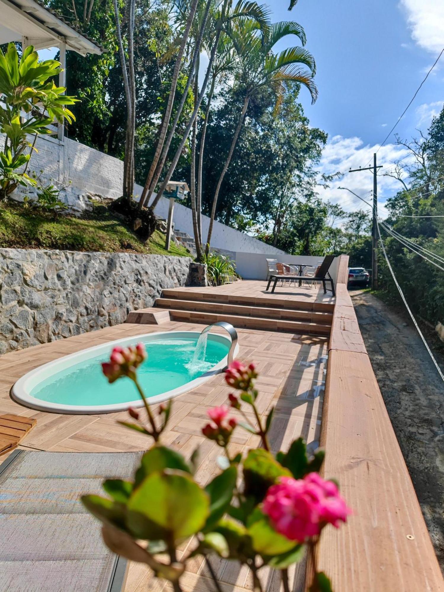 Gray House - Com Piscina Pertinho Do Mar! Villa Palhoça Kültér fotó